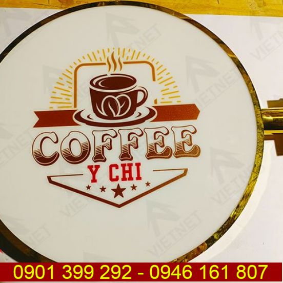 Biển vẫy quảng cáo Coffee Y Chi