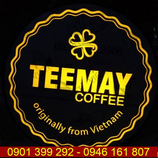 Biển vẫy quảng cáo hộp đèn tiệm Cafe TeeMay