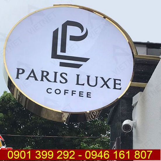Gia công biển vẫy quảng cáo Paris Luxe Coffee