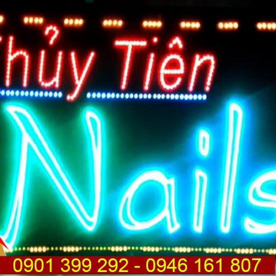 Hộp đèn led điện tử tiệm Nails