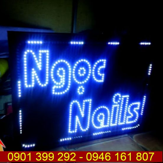 Hộp đèn led điện tử tiệm Nails