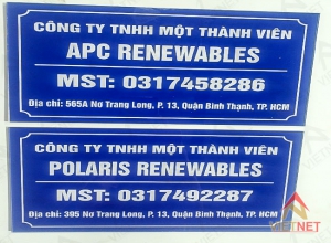 Làm Bảng Tên Công Ty Mica Tại Việt Nam