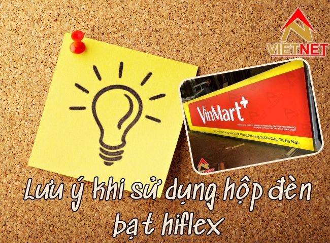 Lưu ý khi sử dụng hộp đèn bạt Hiflex
